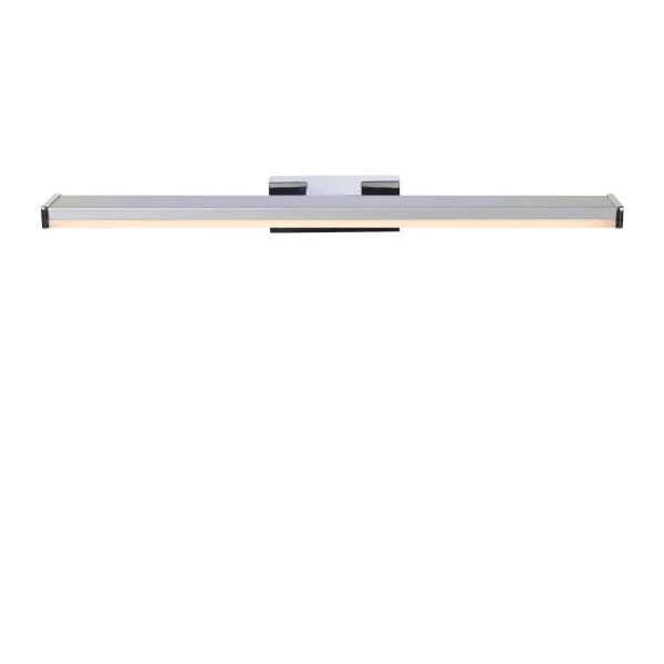 Lucide ONNO - Lámpara de espejo Baño - LED - 1x8W 3000K - IP44 - Cromo mate - detalle 1